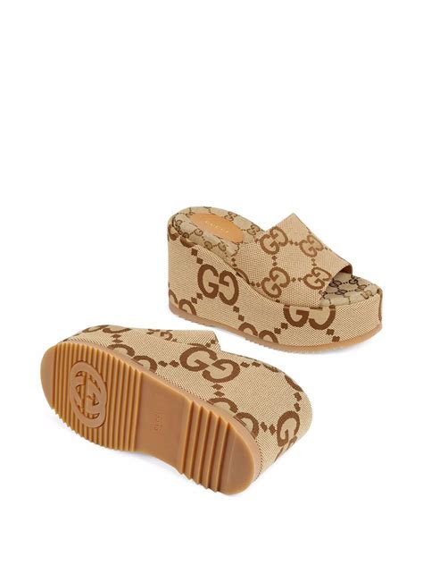 gucci monogram slide|Gucci angelina slides.